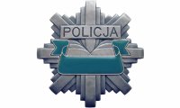 zdjęcie przedstawia logo policji na białym tle