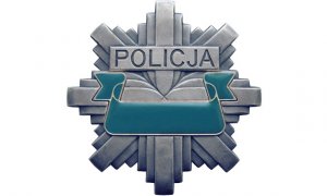 zdjęcie przedstawia logo Policji